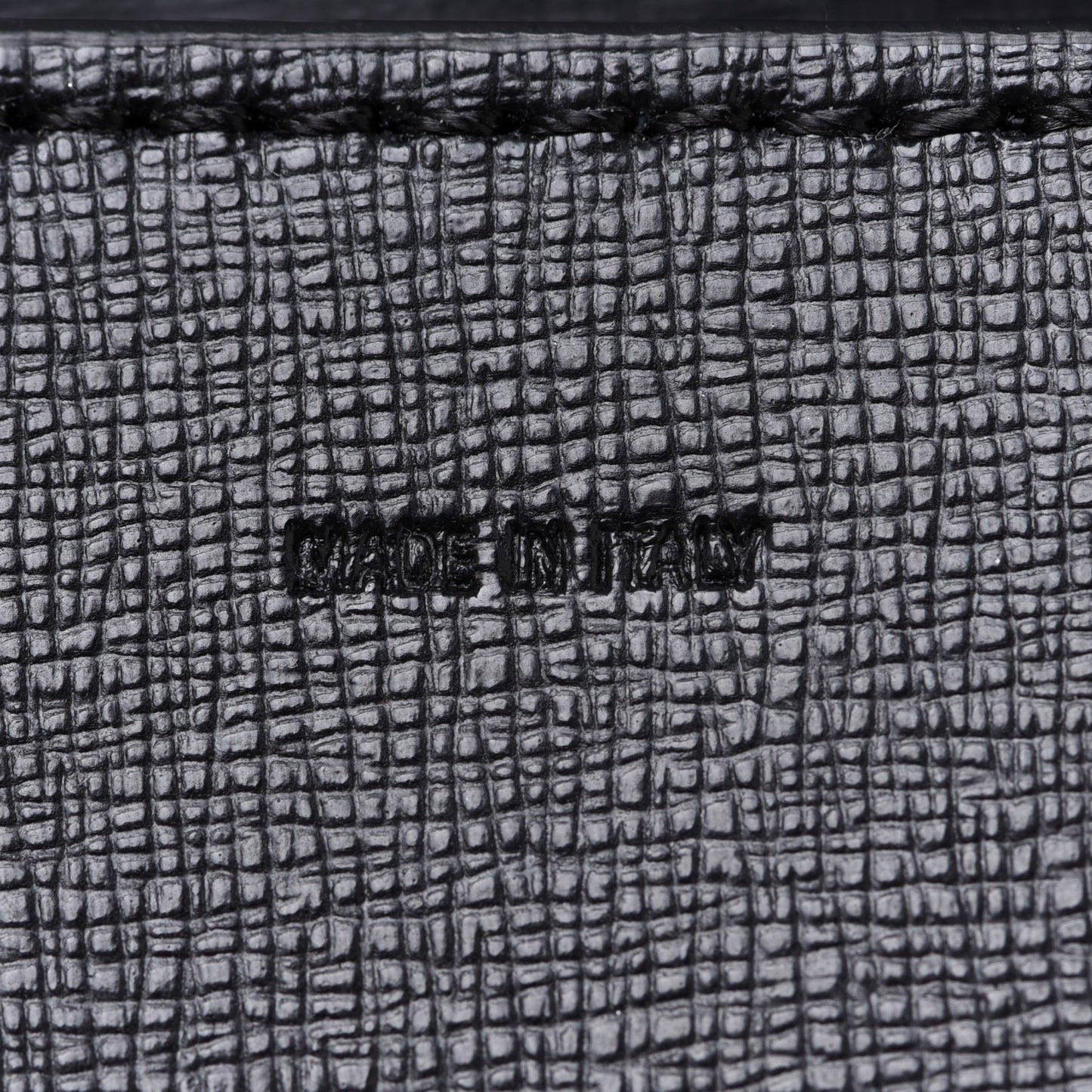 Calfskin Logo Belt Bag Crossbody Black