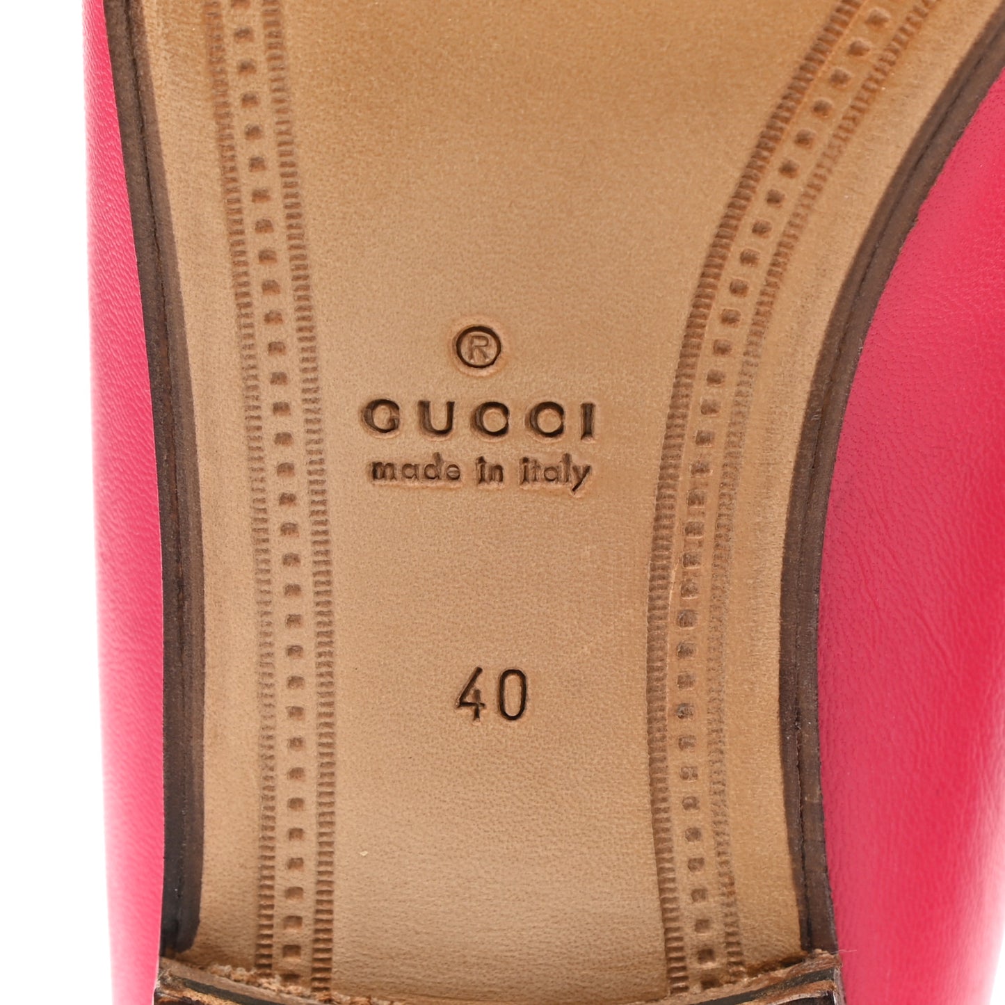 Lambskin Womens Brixton Horsebit Loafers 40 Hot Pink