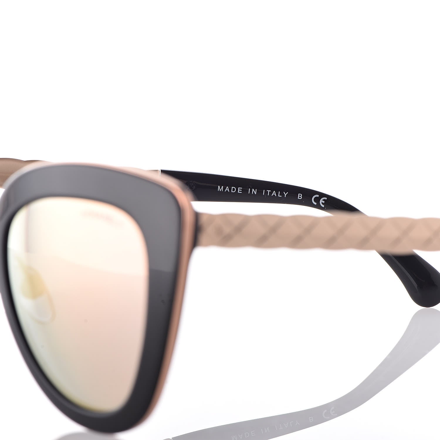 Chanel Cat Eye Quilted Sunglasses 5368 Black Pink 7 of 11