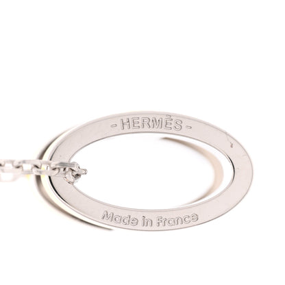 Hermes Lacquered Palladium Pop H Pendant Necklace Jaune Mimosa 6 of 8