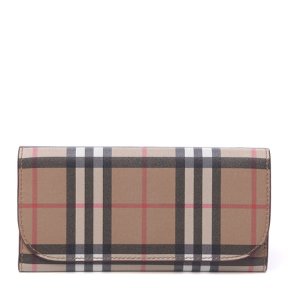 Burberry Vintage Check Continental Wallet Crimson 1 of 8