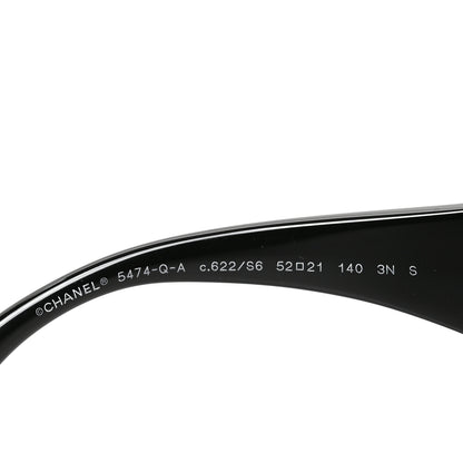 Chanel Acetate Calfskin Square Sunglasses 5474-Q-A Black 5 of 7