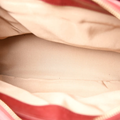 Chanel Calfskin Quilted Medium Retro Chain Tote Red 5 of 12