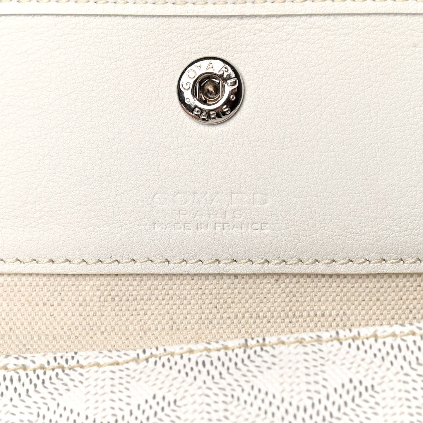 Goyardine Saint Louis PM White