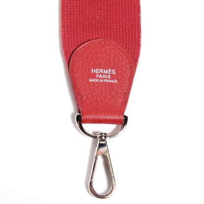 Hermes Taurillon Clemence Evelyne III PM Rouge Garance 4 of 15