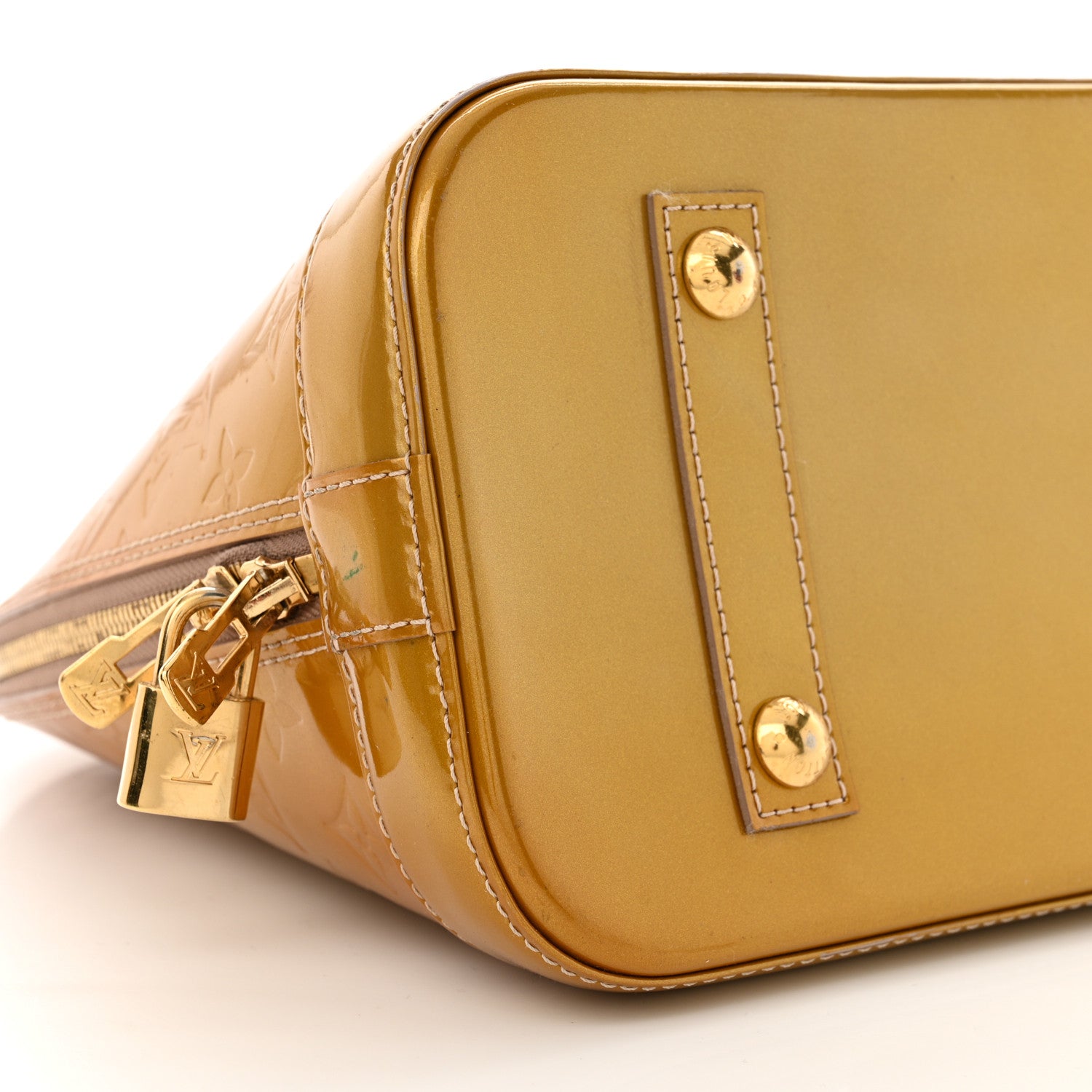 Louis Vuitton Vernis Alma PM Beige Poudre 9 of 15