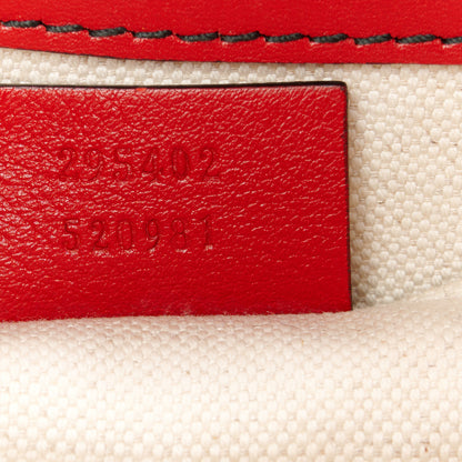 Gucci Guccissima Medium Emily Chain Shoulder Bag Red 7 of 11