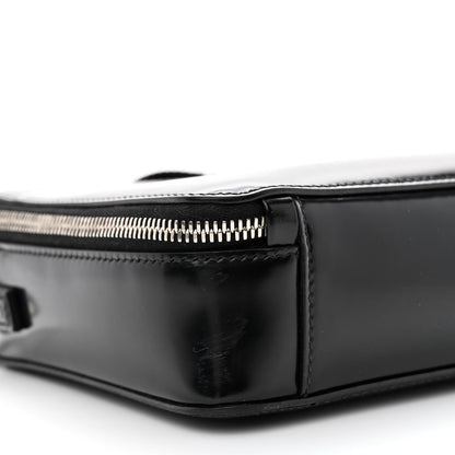 Prada Spazzolato Medium Brique Crossbody Bag Black 11 of 14