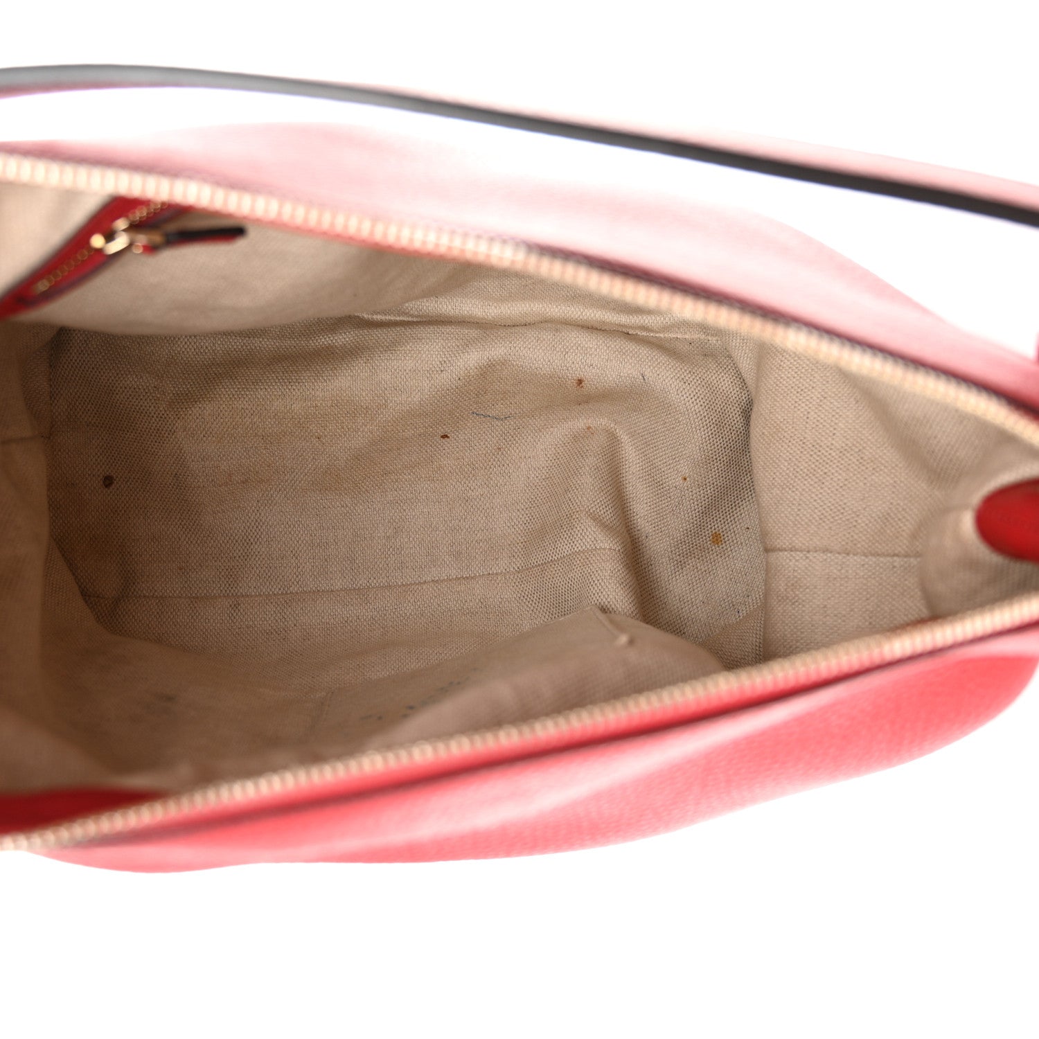 Gucci Pebbled Calfskin Large Soho Hobo Tabasco Red 5 of 17
