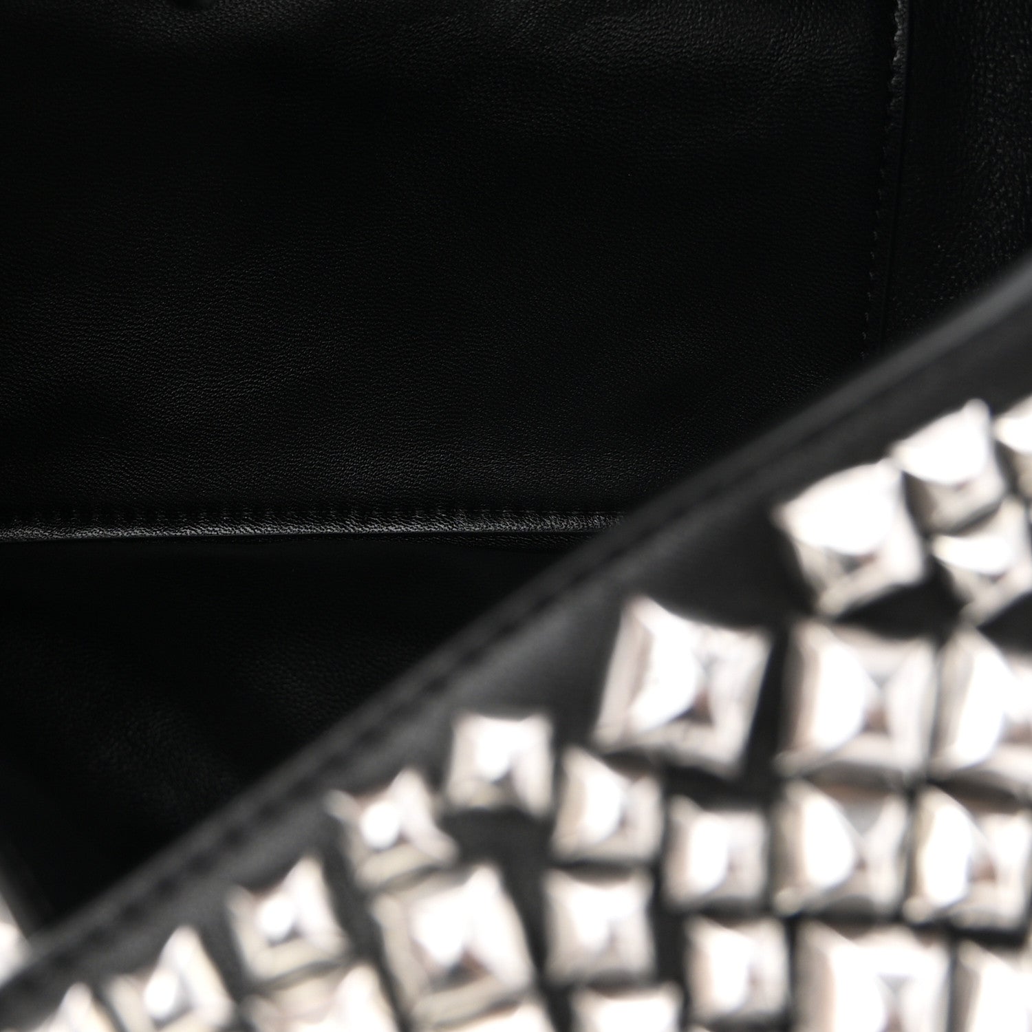 Alexander Wang Sheepskin Studded Small Spike Hobo Black 5 of 9