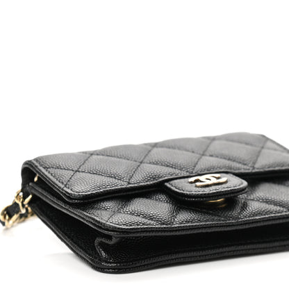 Chanel Caviar Quilted Mini Chain Bag Black 10 of 12