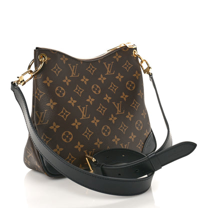 Louis Vuitton Monogram Odeon PM Black 3 of 7