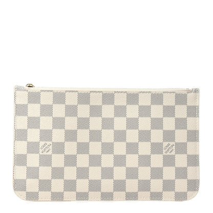 Louis Vuitton Damier Azur Neverfull MM GM Pochette 1 of 10