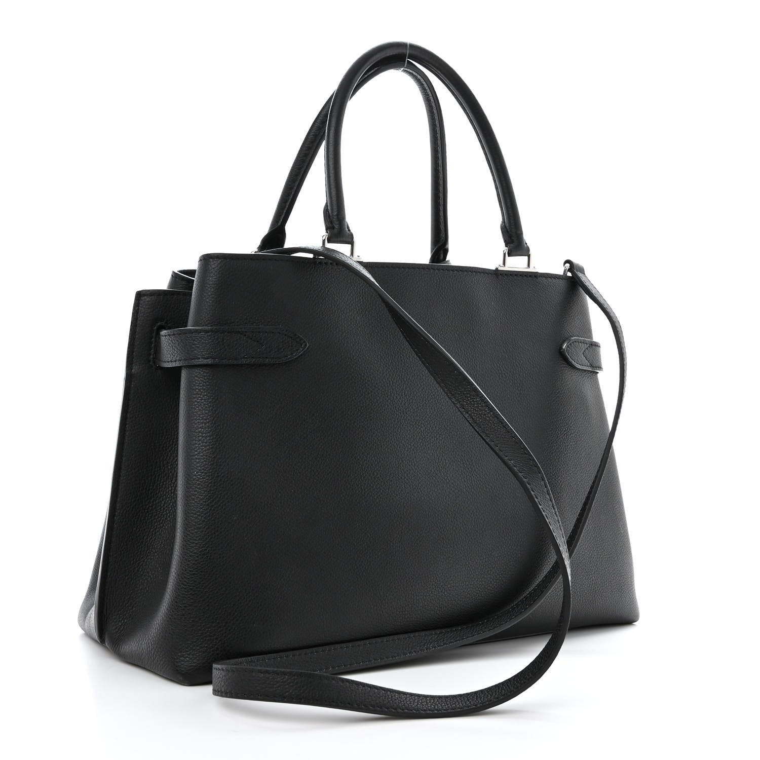 Louis Vuitton Calfskin Lockme Day Black 3 of 10