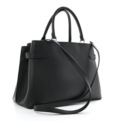 Louis Vuitton Calfskin Lockme Day Black 3 of 10