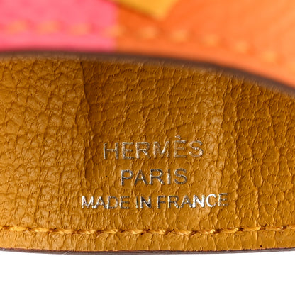 Hermes Epsom Clochette Cles Charm Rose Azalee Abricot Jaune Ambre 3 of 6