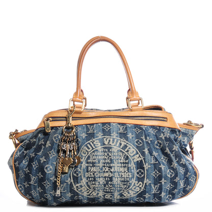 Louis Vuitton Denim Raye Cabas GM 1 of 7