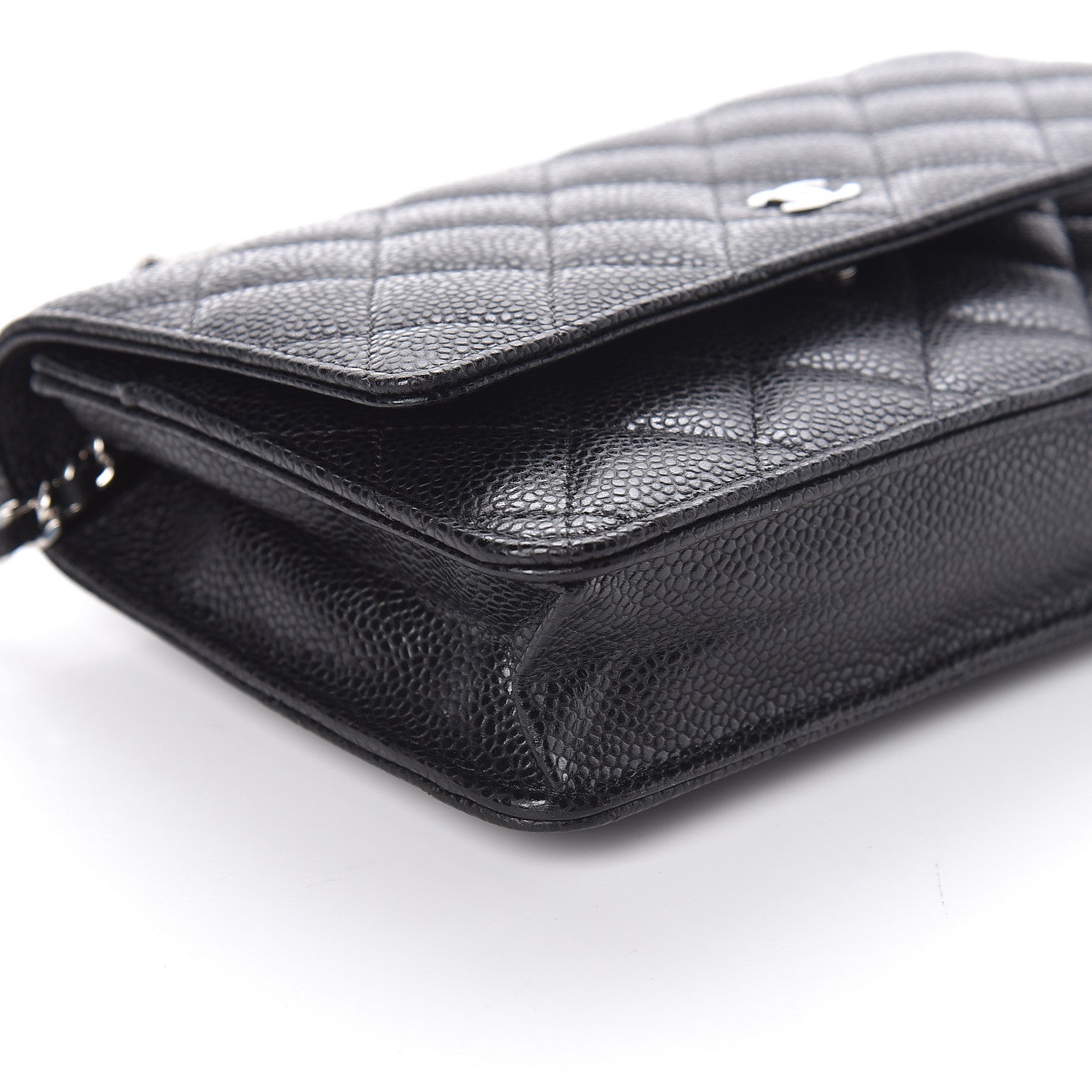 Chanel Caviar Quilted Wallet On Chain WOC Black 9 of 11