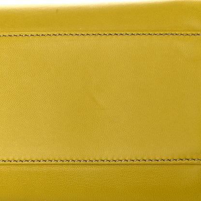 Fendi Nappa Colorblock Mini Peekaboo Iconic Satchel Lime Blue Royal Latte 15 of 19