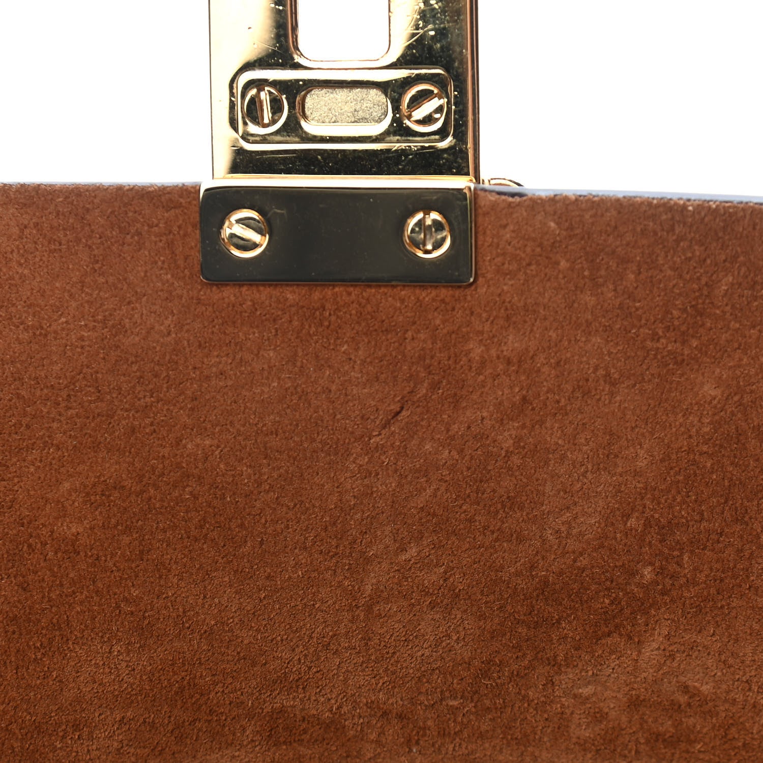 Chloe Suede Smooth Calfskin Mini Drew Shoulder Bag Caramel 8 of 13