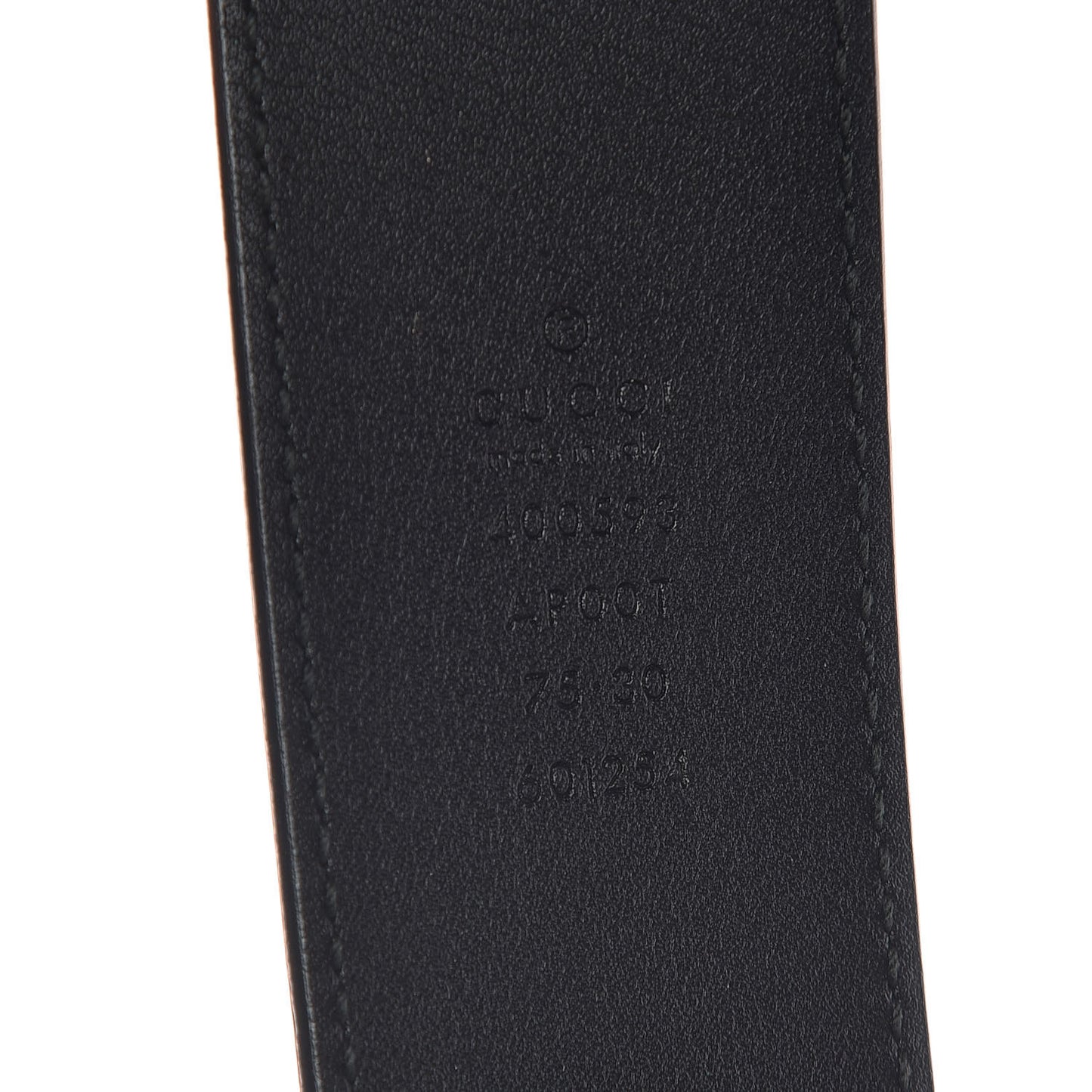 Calfskin Double G 40mm Belt 75 30 Black