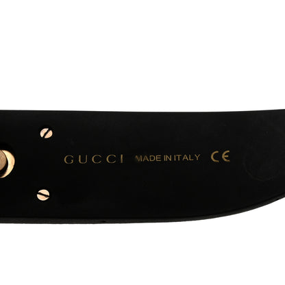 Gucci Square Frame Glitter GG0102S Sunglasses Black 6 of 8