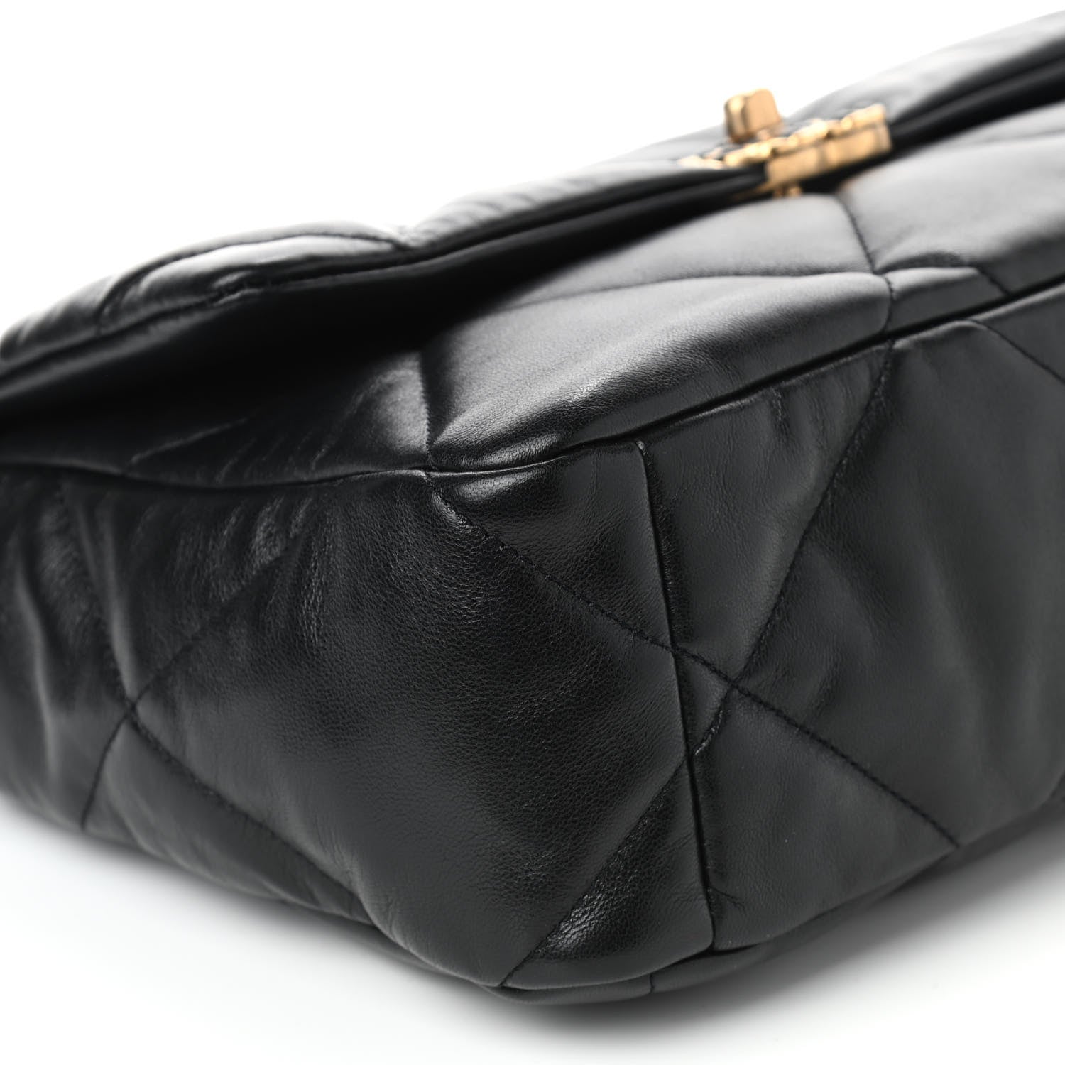Chanel Lambskin Quilted Large Chanel 19 Flap Black 8 of 9