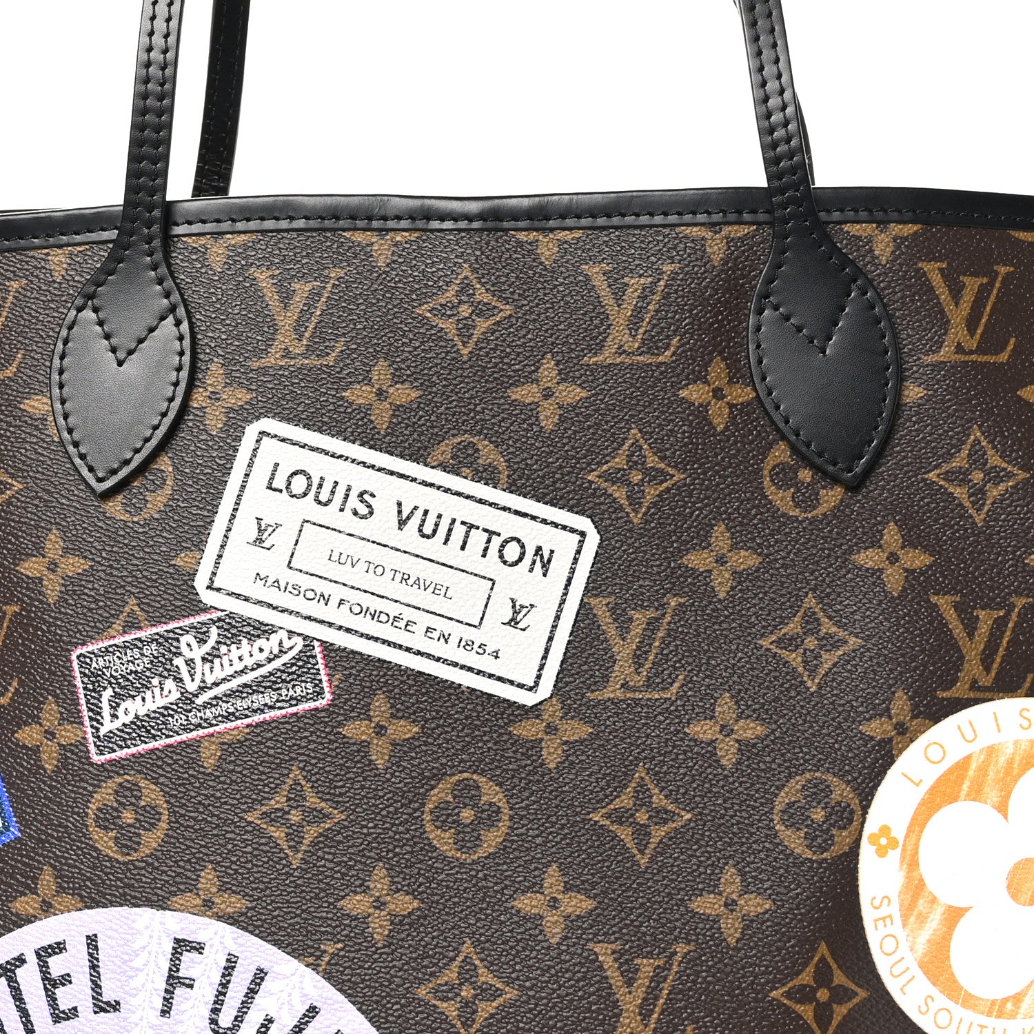 Louis Vuitton Monogram My LV World Tour Neverfull MM 8 of 10