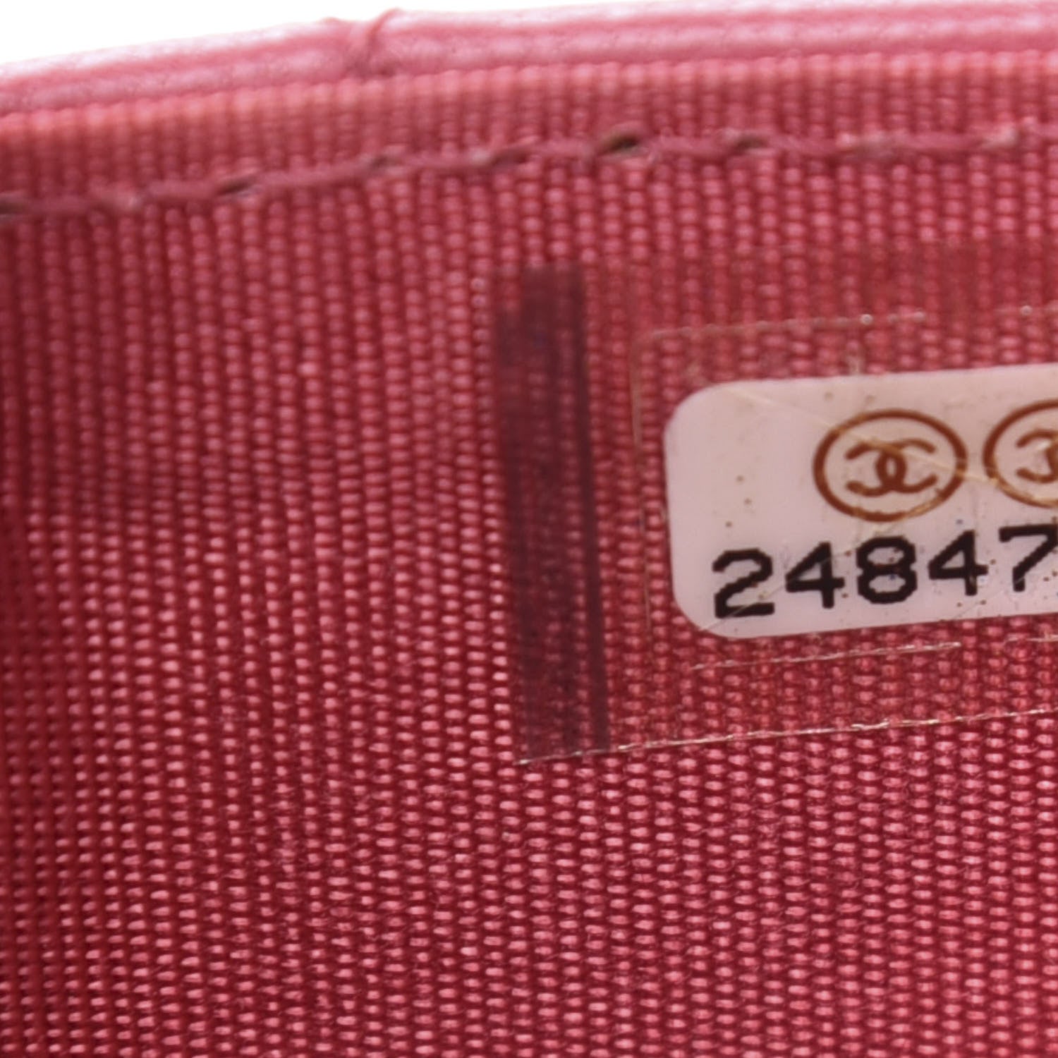 Chanel Lambskin Quilted Boy Card Holder Wallet Pink 7 of 8