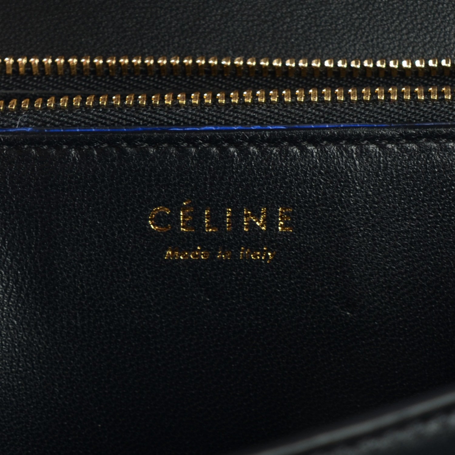 Celine Lizard Medium Classic Box Flap Bag Indigo 6 of 6