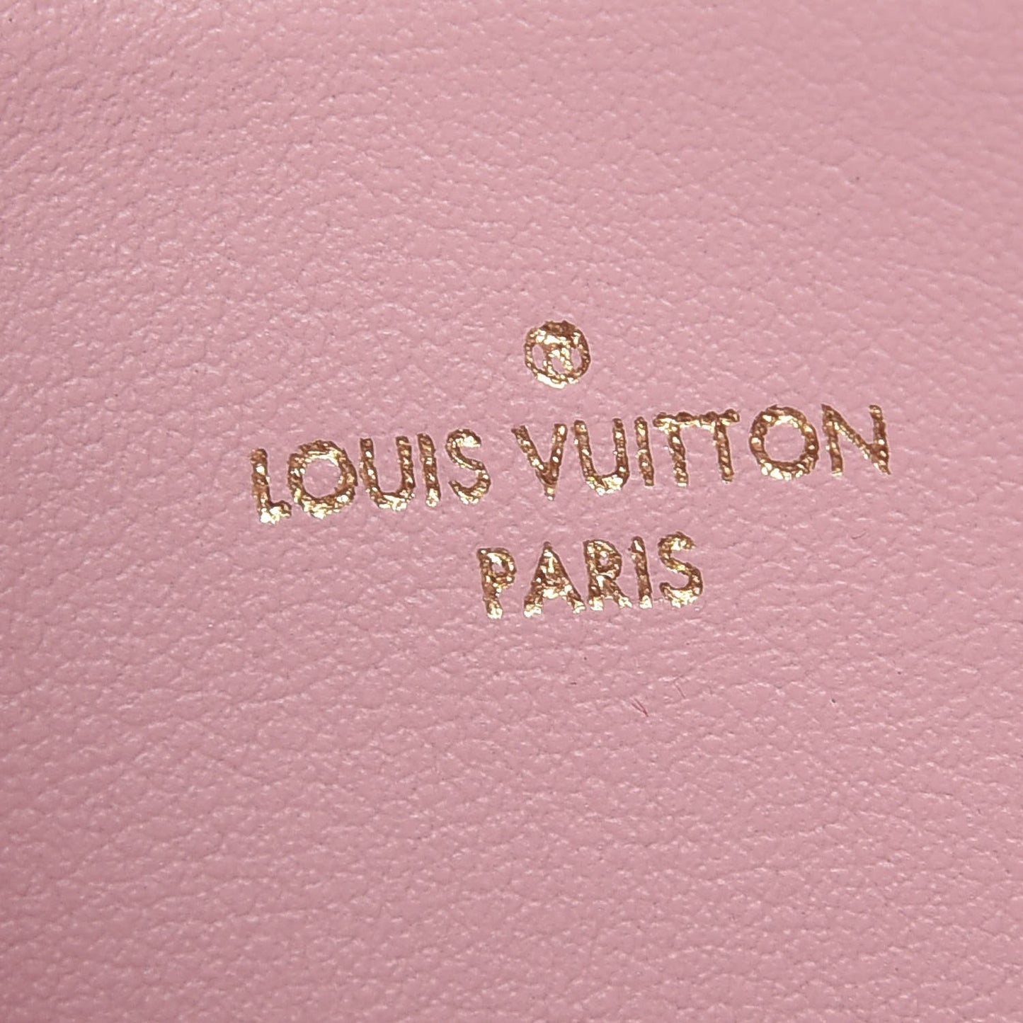 Damier Azur Felicie Chain Wallet Zippered Insert Rose Ballerine