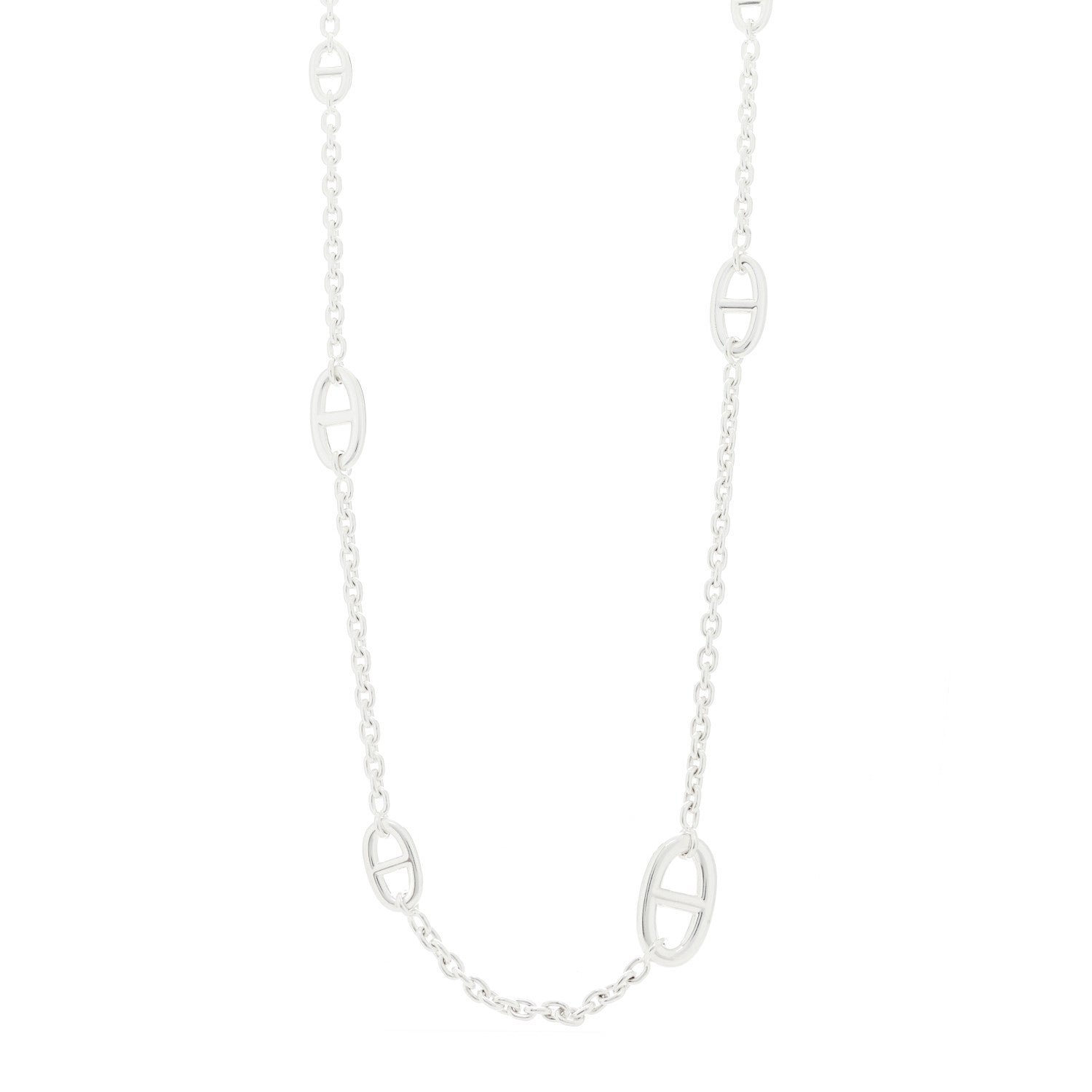 Hermes Sterling Silver Farandole Necklace 80 1 of 6
