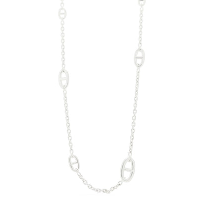 Hermes Sterling Silver Farandole Necklace 80 1 of 6