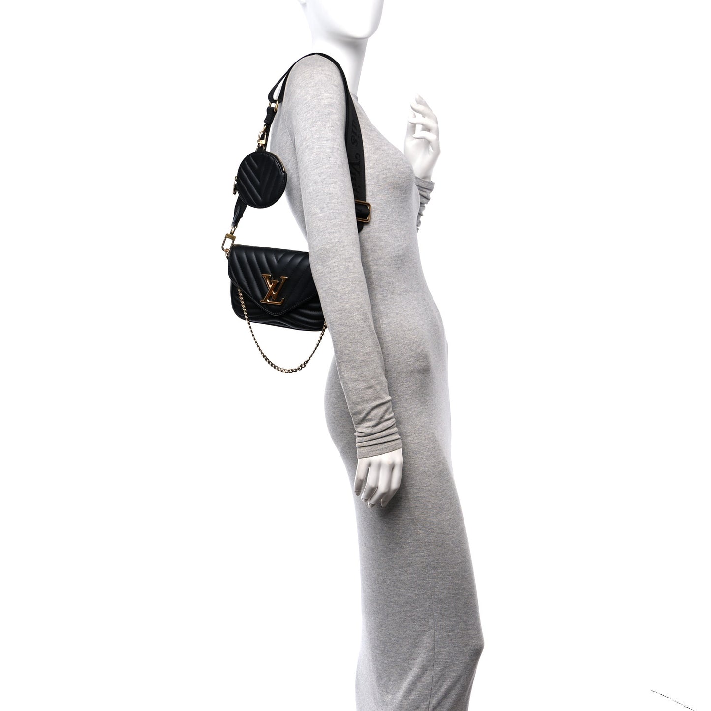 Calfskin New Wave Multi Pochette Black
