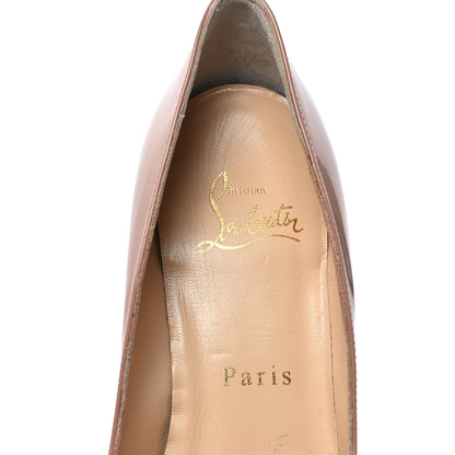 Christian Louboutin Patent So Kate 100 Pumps 35.5 Nude 7 of 7