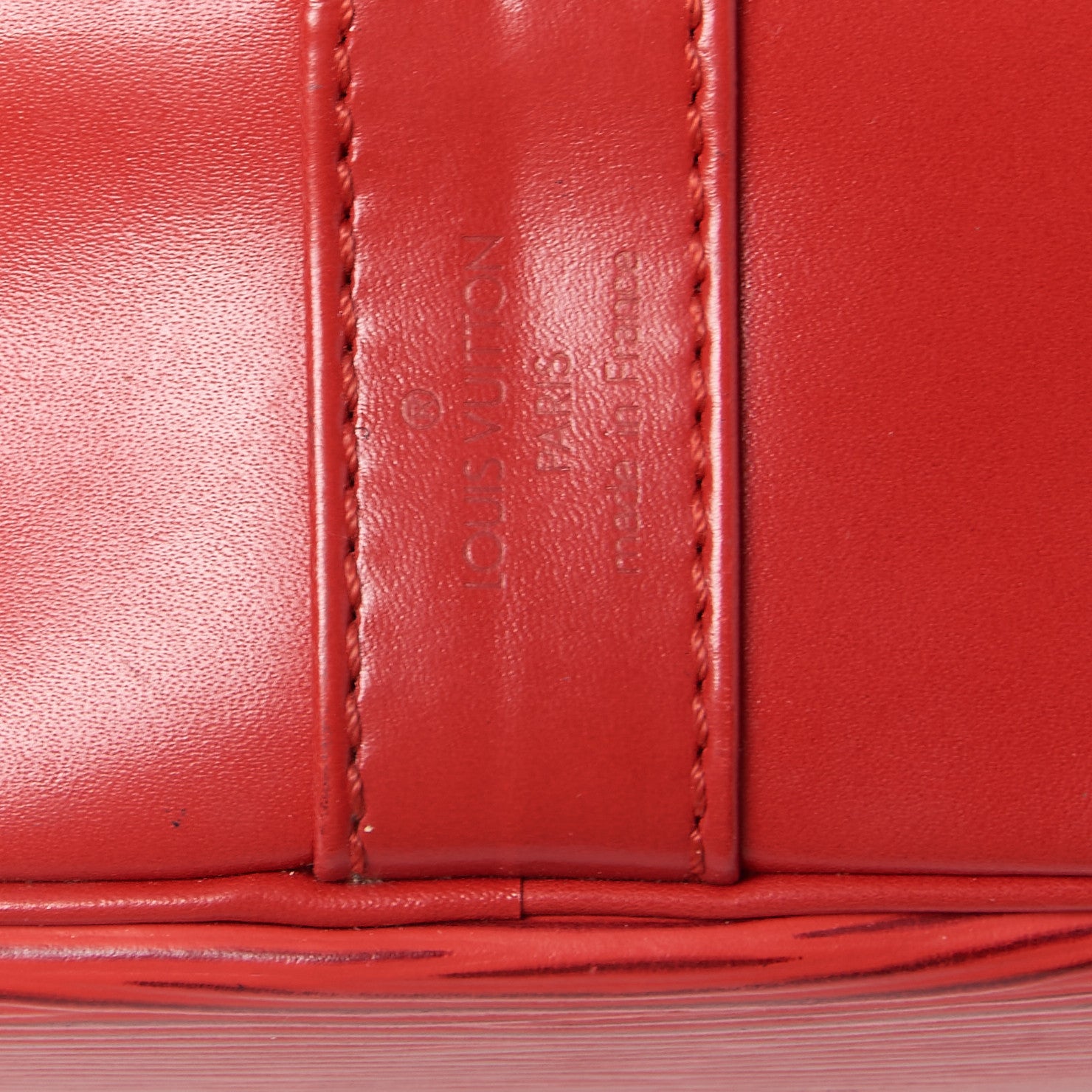 Louis Vuitton Epi Randonnee PM Castillan Red 9 of 9