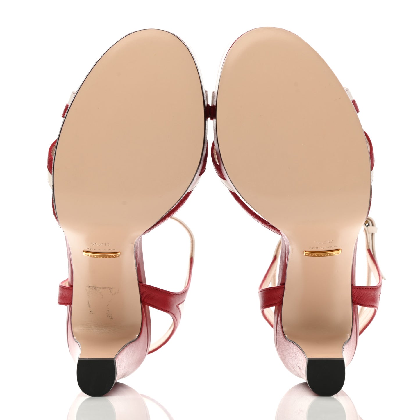 Malaga Kid Platform Sandals 37.5 Red