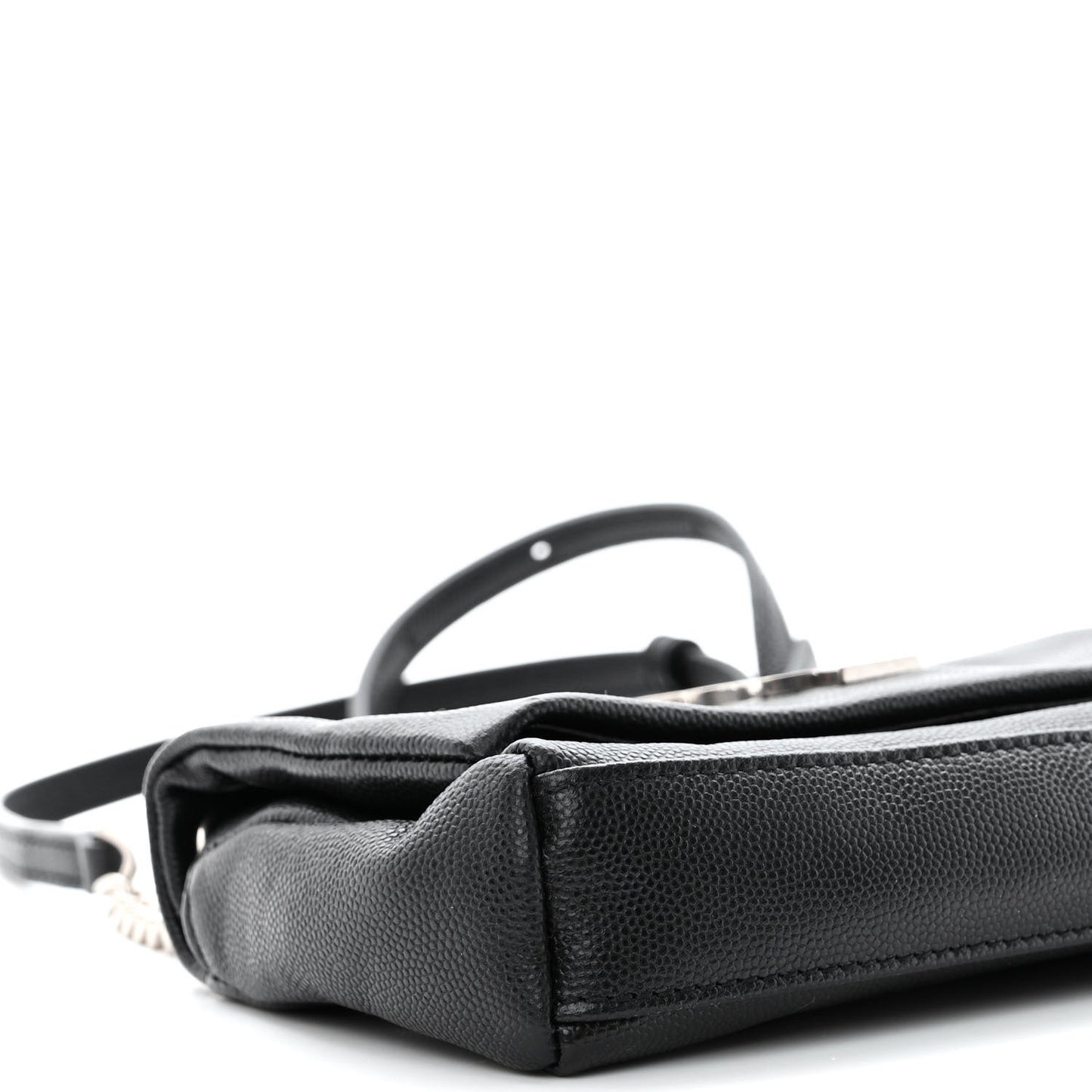 Grain De Poudre Monogram Toy West Hollywood Fold-Over Bag Black