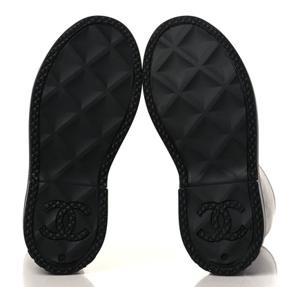 Chanel Caoutchouk CC High Boots 37 Black 5 of 8