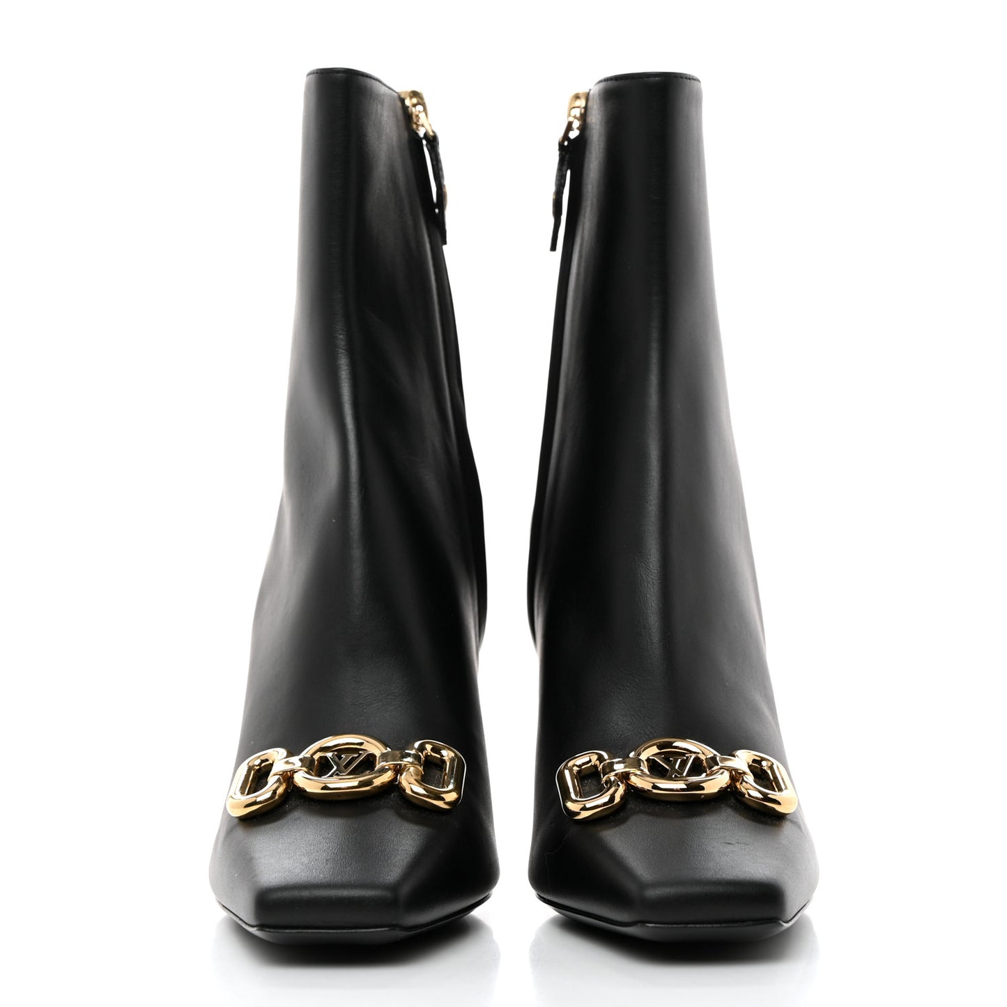 Calfskin Rotary Ankle Boots 36.5 Black