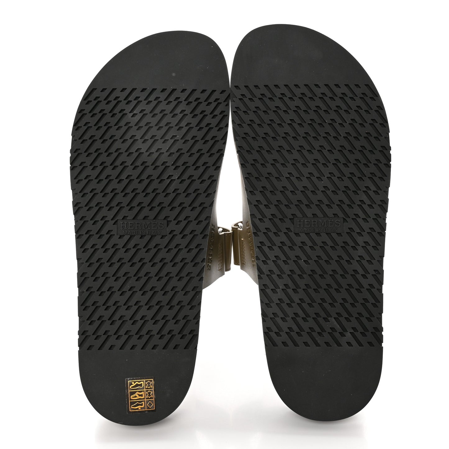 Calfskin Mens Chypre Sandals 44 Vert Toundra