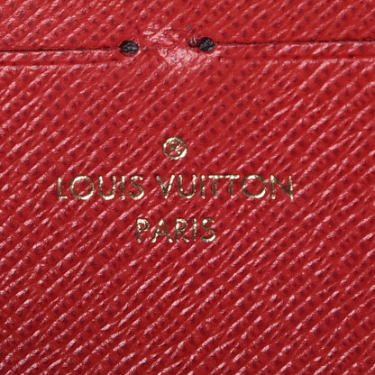 Louis Vuitton Damier Ebene Clemence Wallet Cherry 6 of 8