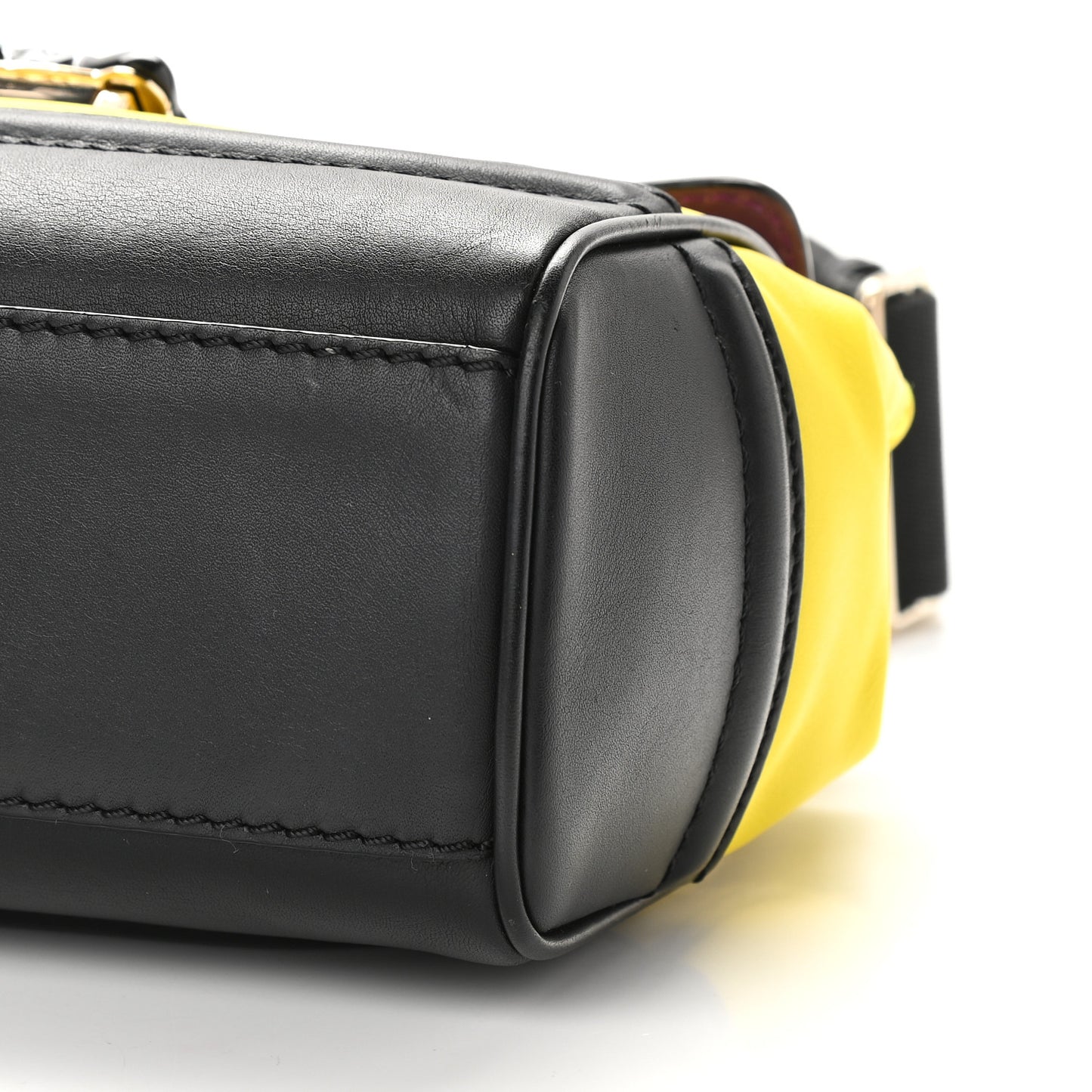 Calfskin Medium Palazzo Empire Colorblock Crossbody Bag Multicolor