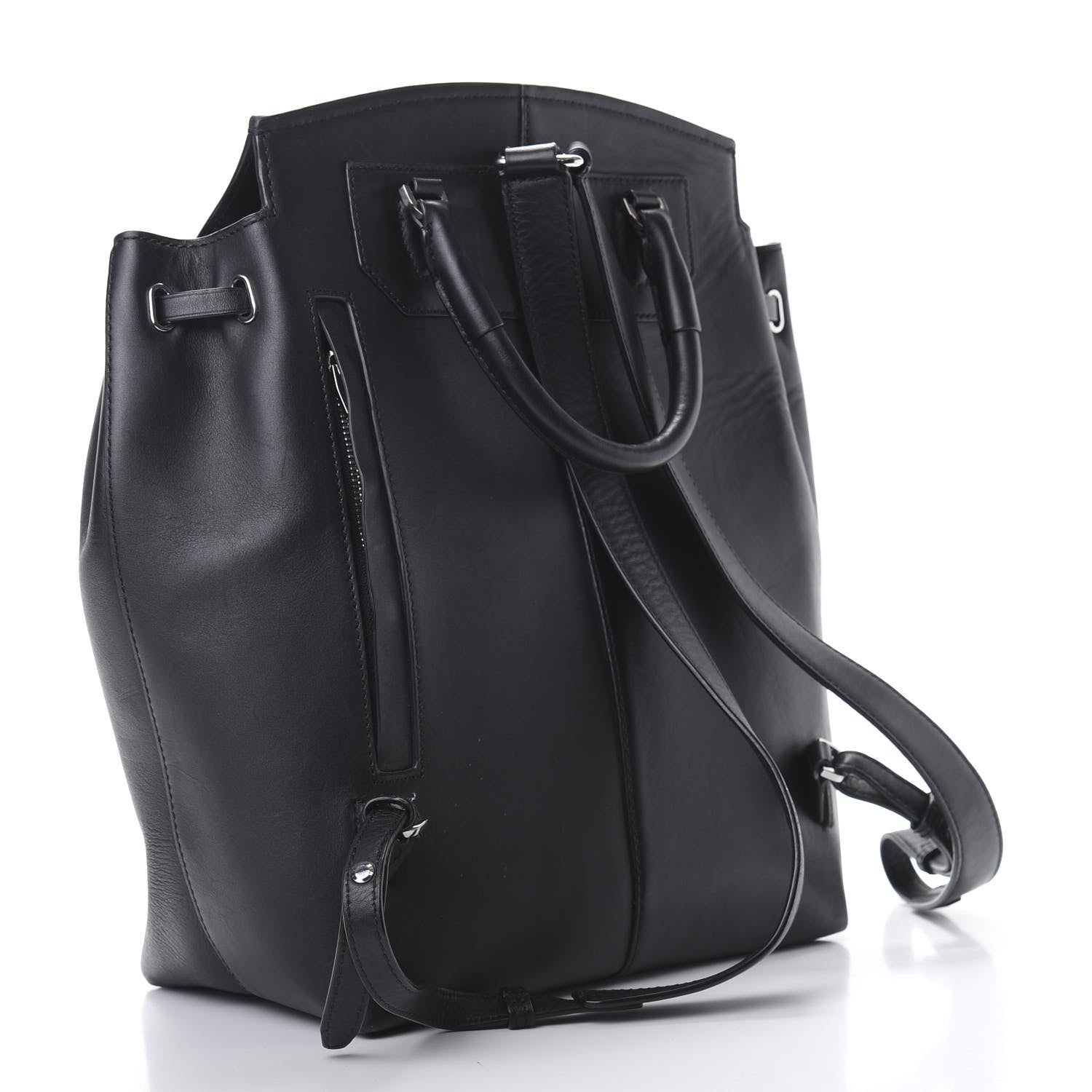 Alexander Wang Calfskin Prisma Skeletal Backpack Black 2 of 18