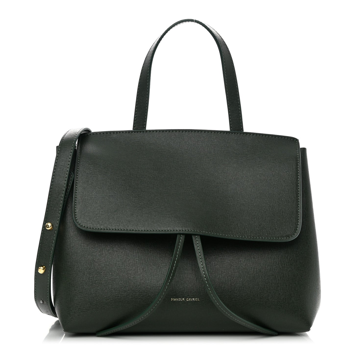 Saffiano Mini Lady Bag Moss