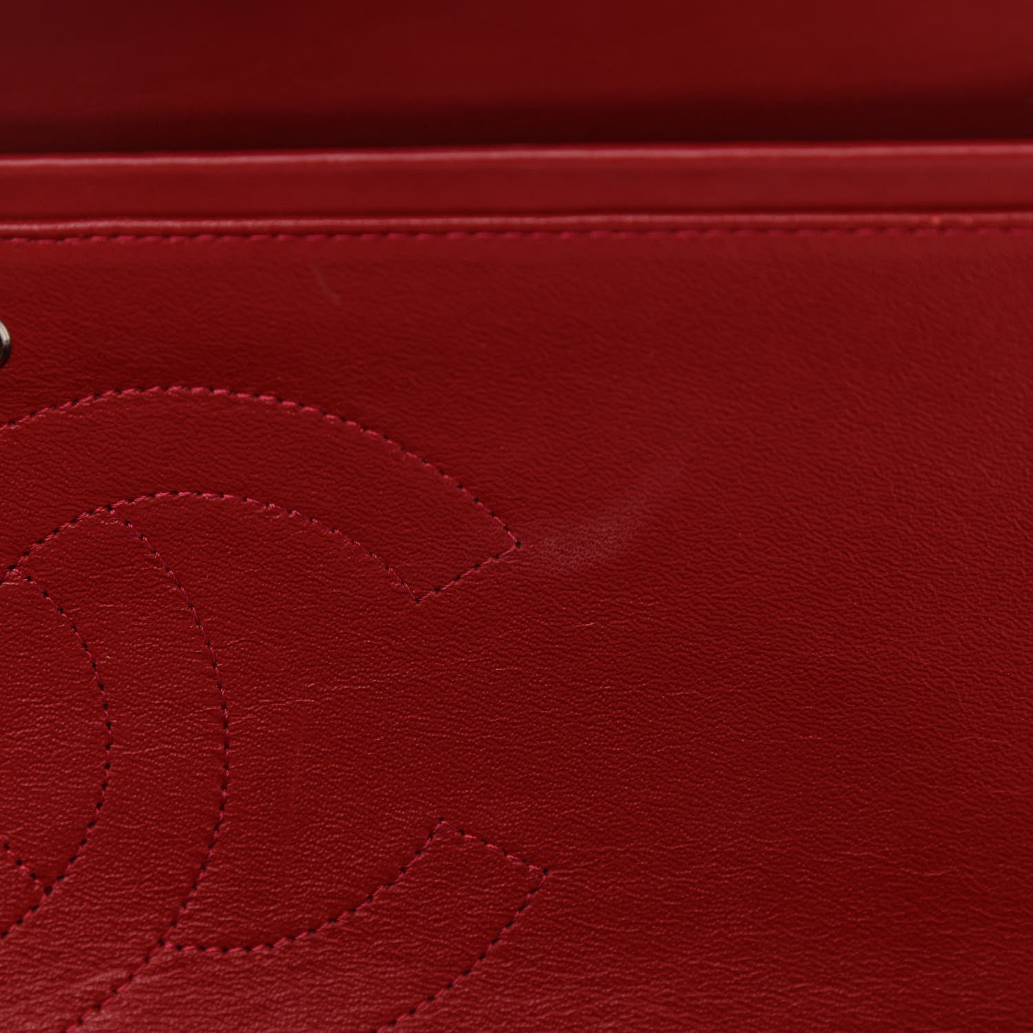 Chanel Patent Quilted Maxi Double Flap Red 11 of 11