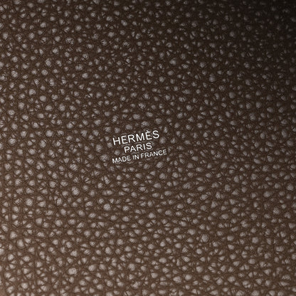 Hermes Taurillon Clemence Picotin Lock 22 MM Etoupe 6 of 11