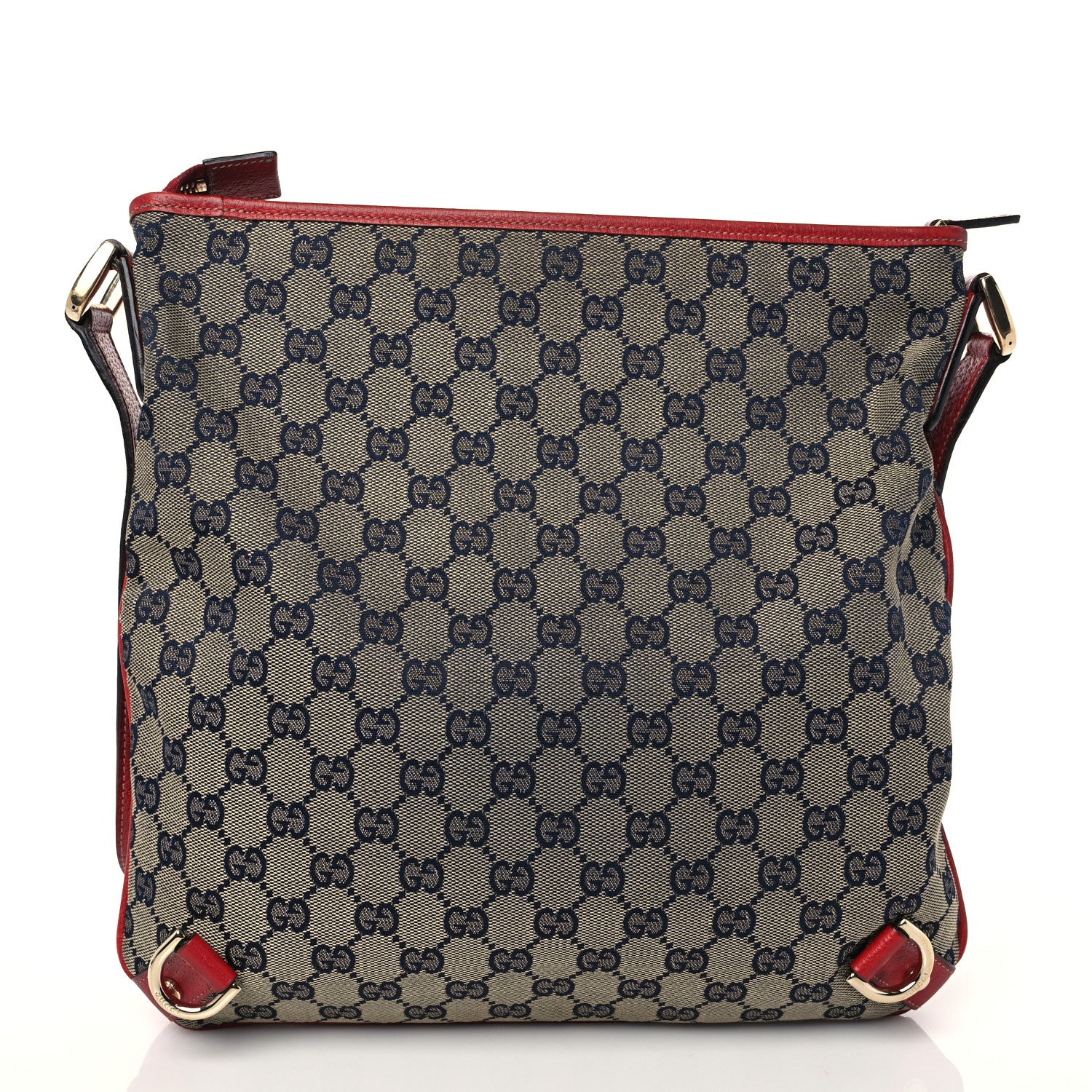 Gucci Monogram Abbey Messenger Bag Navy Red 9 of 9