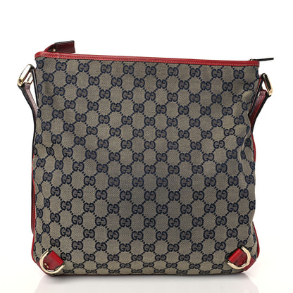 Gucci Monogram Abbey Messenger Bag Navy Red 9 of 9