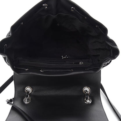 Chanel Calfskin Chevron Quilted Large Urban Spirit Backpack Black 5 of 11